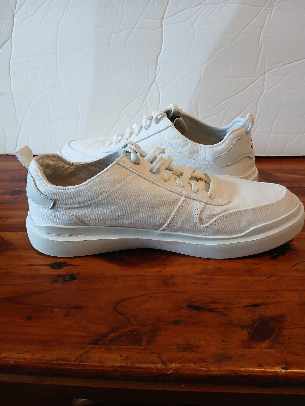 Cole Haan GrandPro Rally Canvas Low-Top Sneakers in Off-White Women's Size 8.5B - Picture 10 of 13